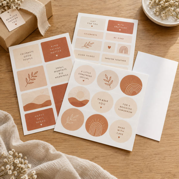 Custom size / customer design printing — 25 sheets minimum