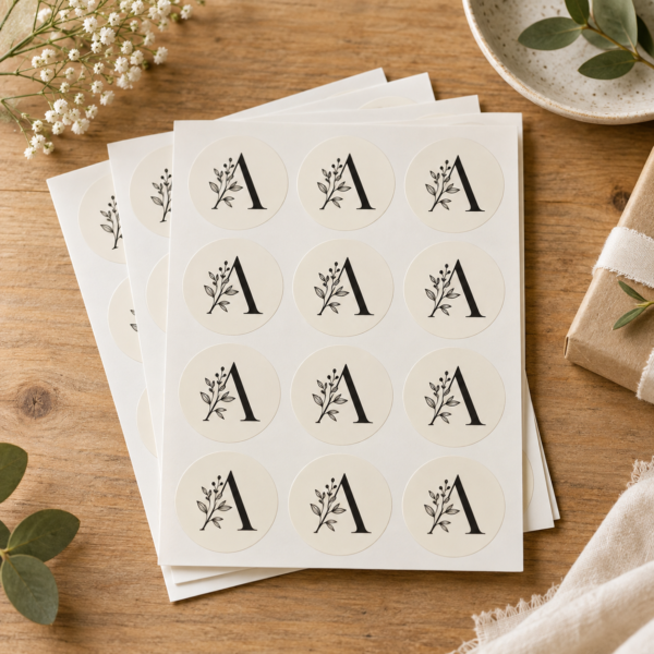 Logo stickers — 25 sheets minimum