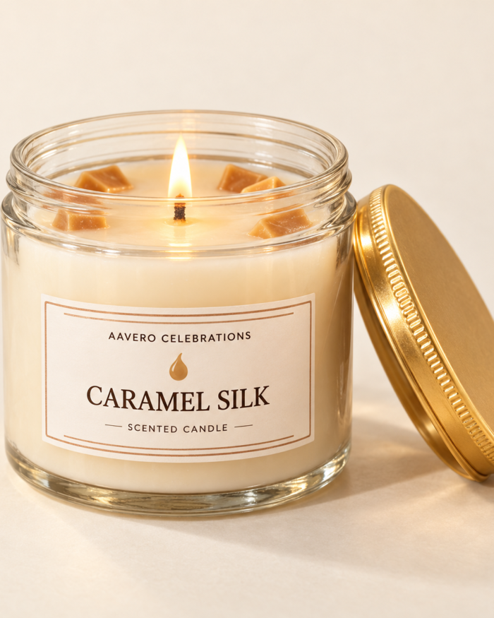 Floral Lid Jar Candles — Single candle