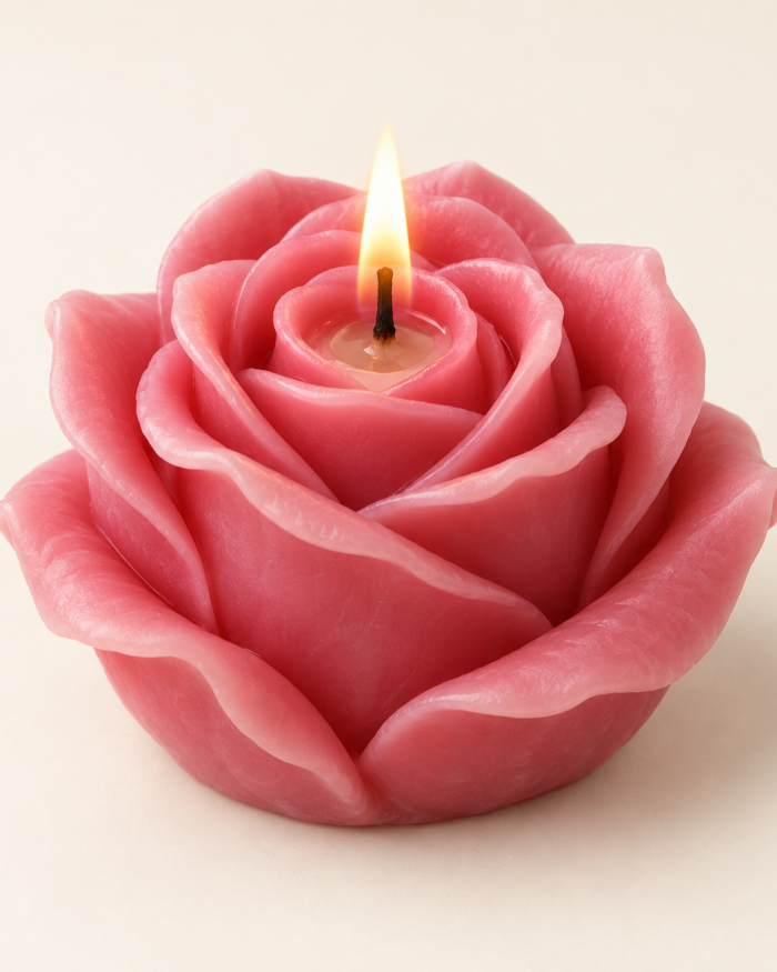 Rose Floating Candles — Pack of 4